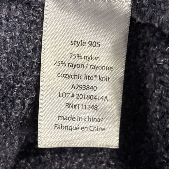 Barefoot Dreams Cardigan Women's 3X Hooded CozyChic Lite Knit Sweater Pockets - Picture 14 of 15